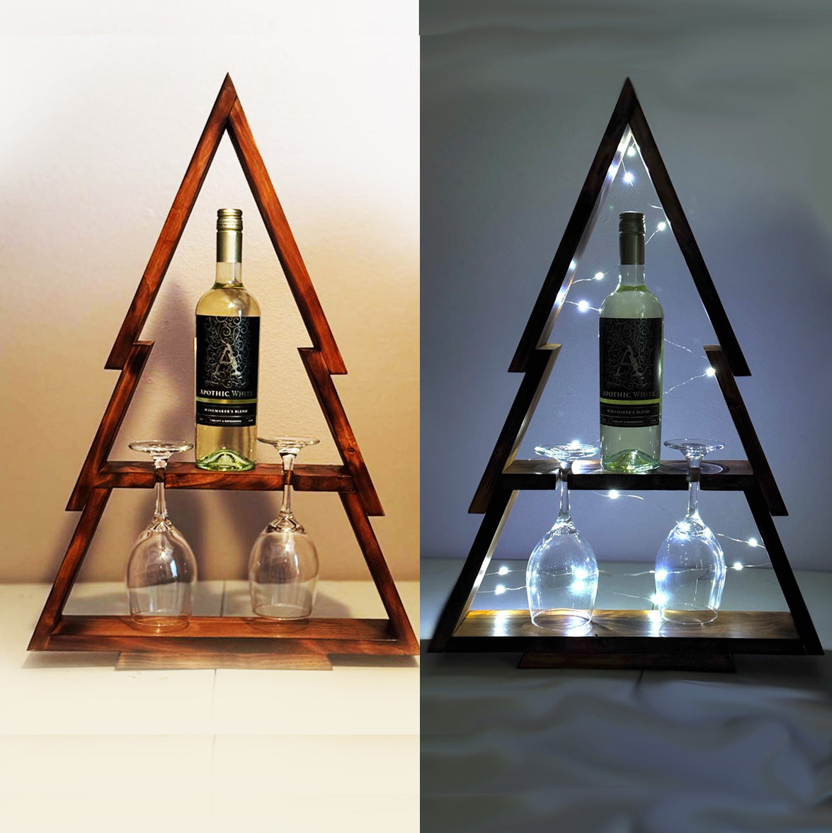 Christmas Tree Liquor Rack